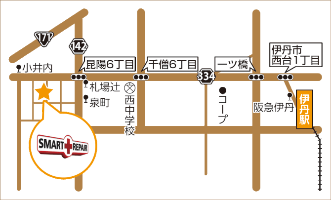 近隣の地図となっております。